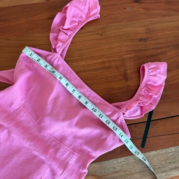 🦊 Cotton Candy Vibrant Pink Dress - Picture 8 of 10